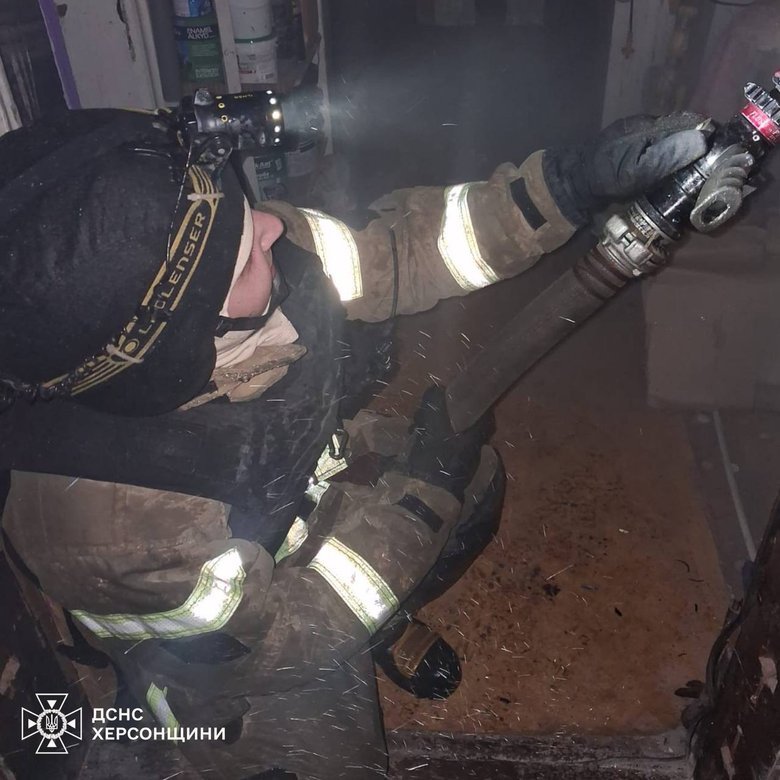 Kherson: Russian troops attacked a private house with a drone.