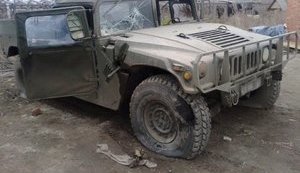Мобильная группа была обстреляна под Трехизбенкой из противотанкового гранатомета, снайперской винтовки и автоматов, - Артем Шевченко. ФОТОрепортаж