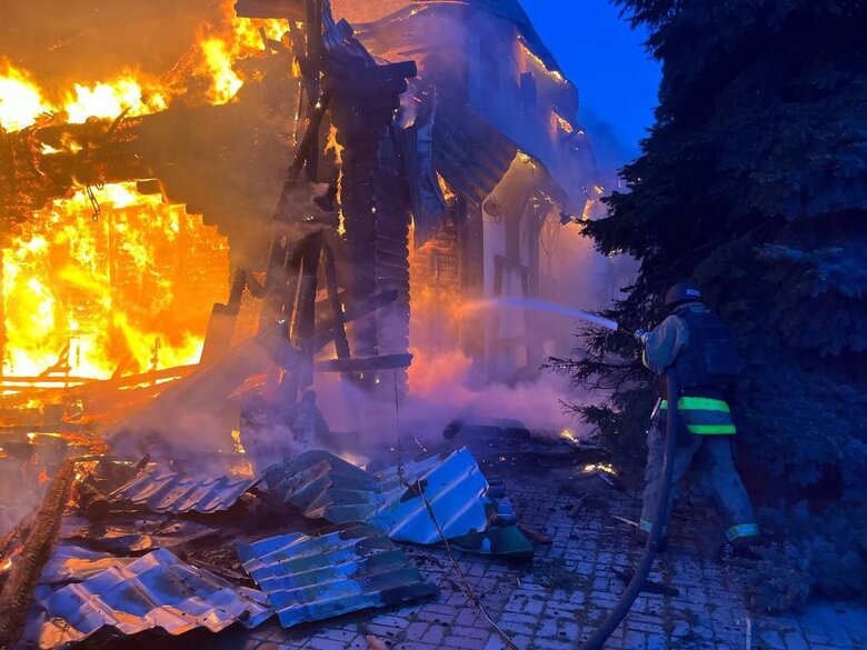Nikopol after the attack