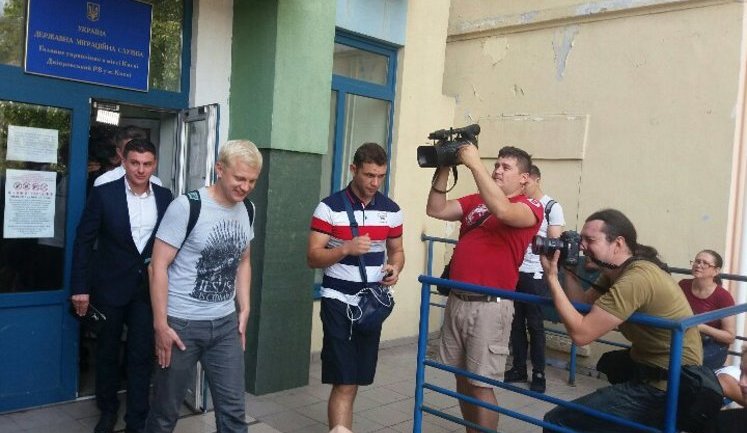 Head of Anti-Corruption Action Center Shabunin indicted for assault. PHOTOS