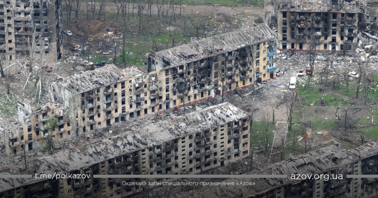 Свежие фото Мариуполя: Мариуполь с высоты птичьего полета: 