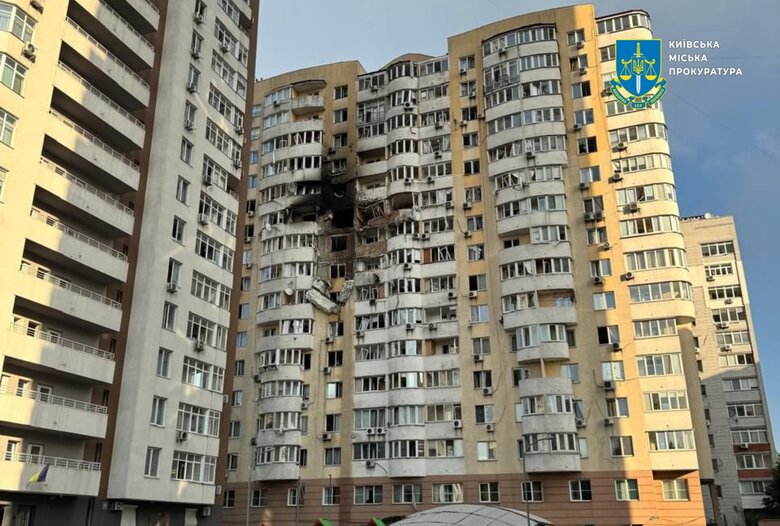 Київ після обстрілу 6 червня