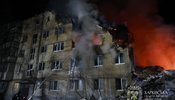The enemy struck a residential building in Kharkiv