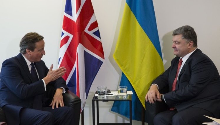 Порошенко и Кэмерон обсудили ситуацию на Донбассе. ФОТО