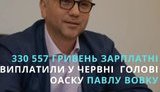 Обвинувачений у корупції глава ОАСК Вовк отримав у червні зарплату 330,5 тис. гривень, - Жернаков