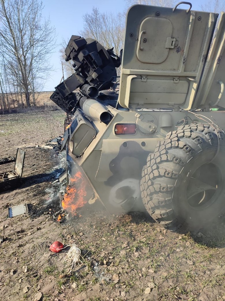 На Северщине уничтожена колонна российских оккупантов, - ОК Північ 01