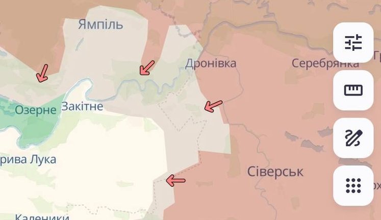 Росіяни просунулись у Малій Токмачці на Запоріжжі та поблизу двох населених пунктів на Донеччині, - DeepState. МАПА