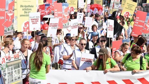 Фото: Протест аптек у Дрездені 2024