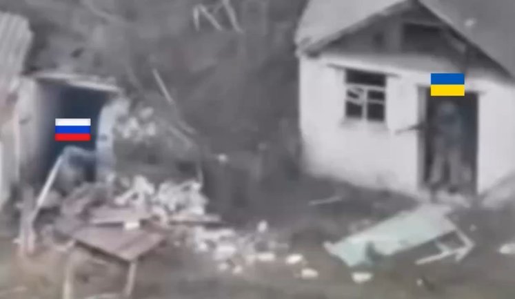 Український військовий упритул ліквідував російського штурмовика в Мирнограді. ВIДЕО