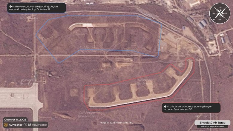 Russia expands airbase "Енгельс-2", звідки здійснює масовані удари по Україні
