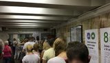 Напередодні підвищення проїзду на станціях Київського метрополітену утворилися великі черги. ФОТО