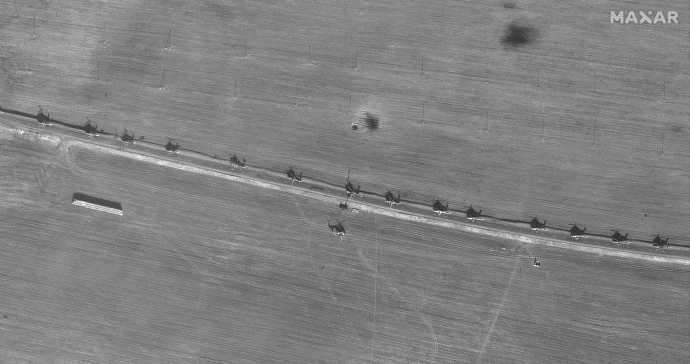 150 гелікоптерів розташовані в Білорусі поруч з українським кордоном, - Reuters 04