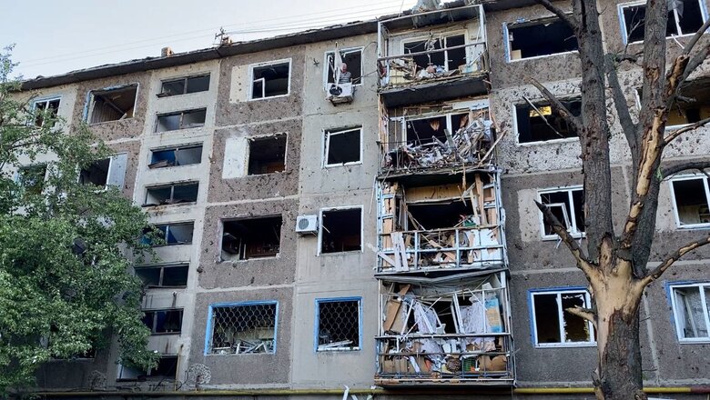 Rashysts struck five-story building in Kostyantynivka. 3 more communities of Donetsk region are under fire. There are dead, - Kyrylenko 01