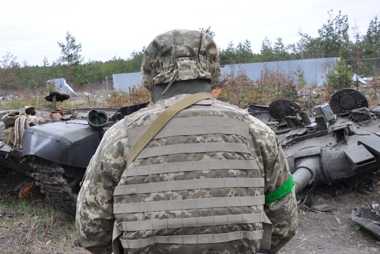 Russian occupiers equipment near Bucha destroyed 25