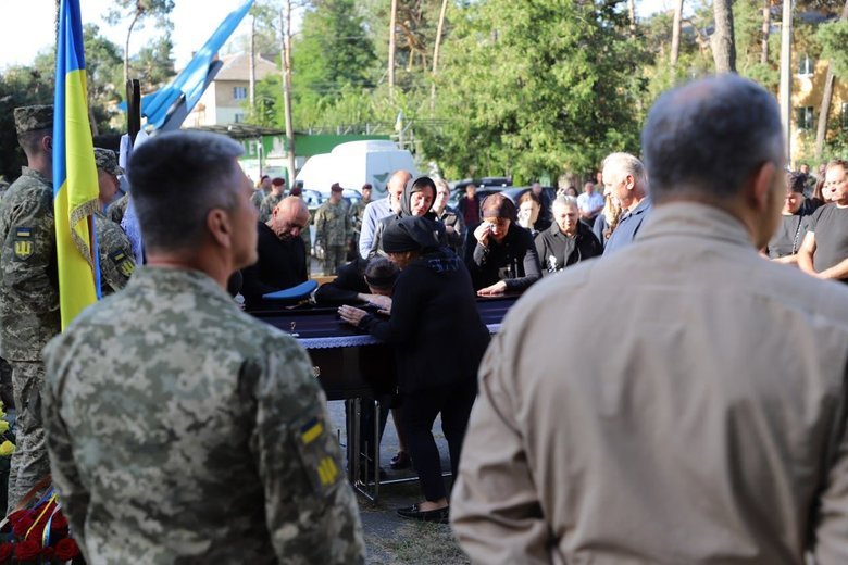 Farewell to pilot Oleksandr Borovyk
