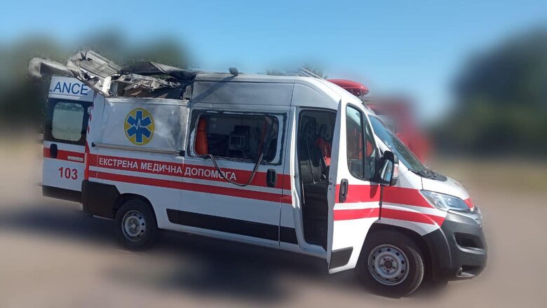 швидка після обстрілу