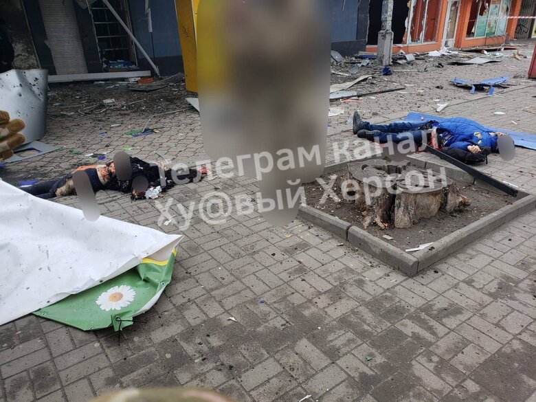 Наслідки обстрілу Херсона російськими окупантами: Відомо про щонайменше 6 загиблих 02