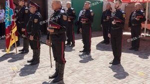 Проросійський козачий курінь зібрався охороняти громадський порядок у Мелітополі, в поліції не згодні. ФОТО