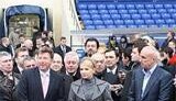 Тимошенко предлагает запретить &amp;quot;фартовым&amp;quot; Ющенко и Януковичу ходить на футбол
