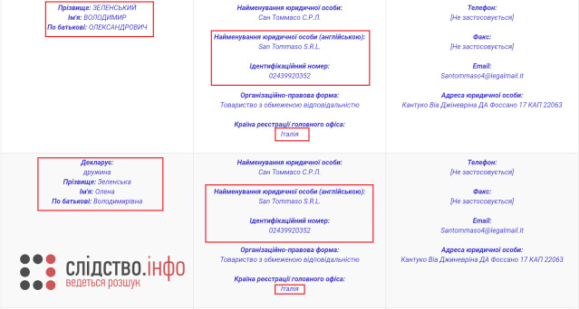 Зеленский не задекларировал виллу на итальянском курорте, который СМИ называют московской провинцией, - Слідство.Інфо 05