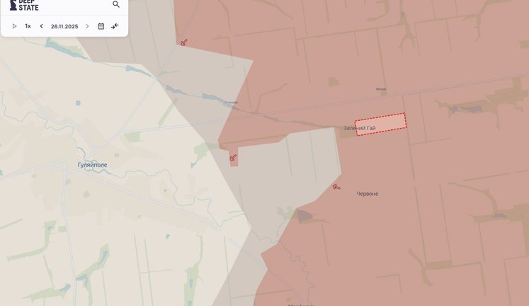 Russians have occupied Zelenyi Hai and are advancing in Zaporizhzhia region - DeepState. MAPS