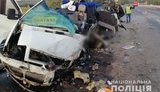 2 людини загинули унаслідок зіткнення автобуса та мікроавтобуса на Полтавщині, - Нацполіція. ФОТО