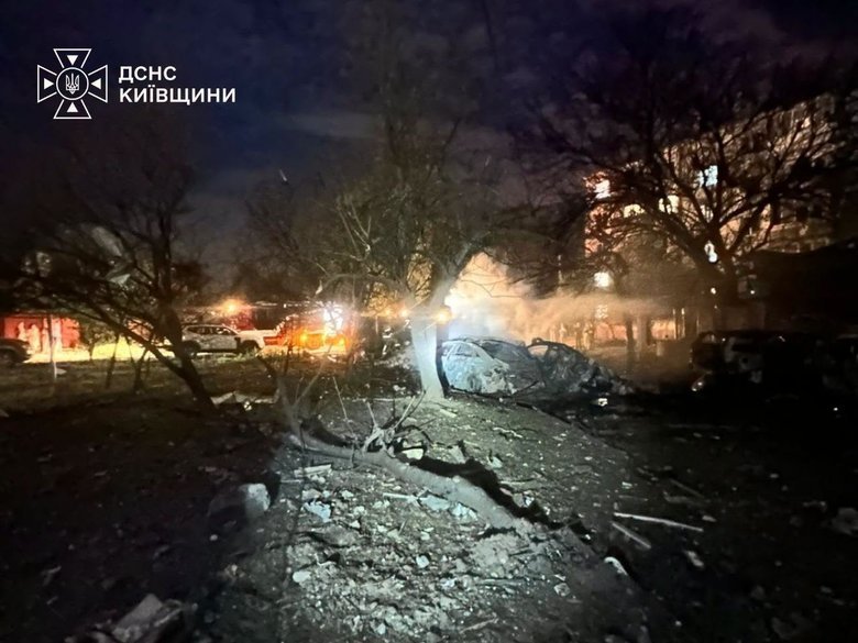 Russian strike on Boryspil