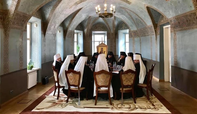 Православна церква України зібралася на Синод у Будинку митрополита в Софії Київській. ФОТОрепортаж