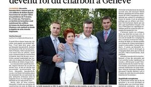 Oleksandr Yanukovych - Coal King of Ukraine, Swiss Newspaper. PHOTO