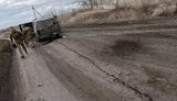 Attack by Molniya UAV on Armed Forces vehicle in Kharkiv region