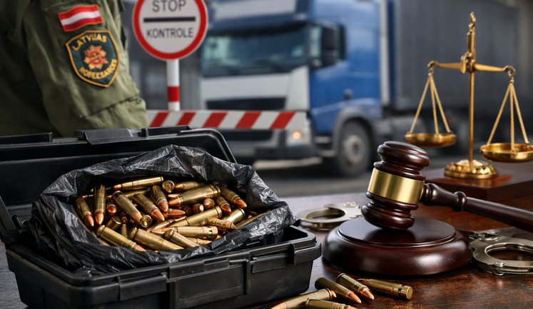 В Латвии дальнобойщика приговорили к 3 годам тюрьмы за перевозку боеприпасов в Россию