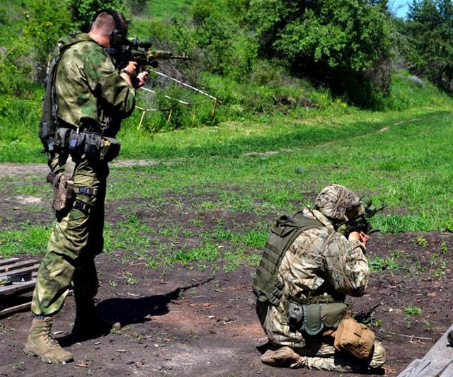 Соревнования военных снайперов прошли в зоне АТО 02
