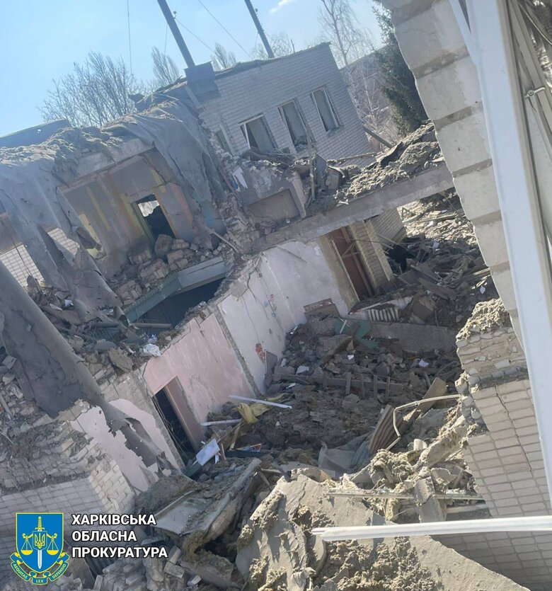 Наслідки обстрілу Борової