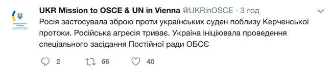 Украина инициировала проведение спецзаседания Постоянного совета ОБСЕ 01