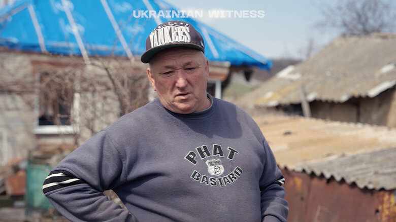 Residents make living in destroyed village near Izium: Russians killed both people and animals en masse. One villager was shot and crushed with tank 02