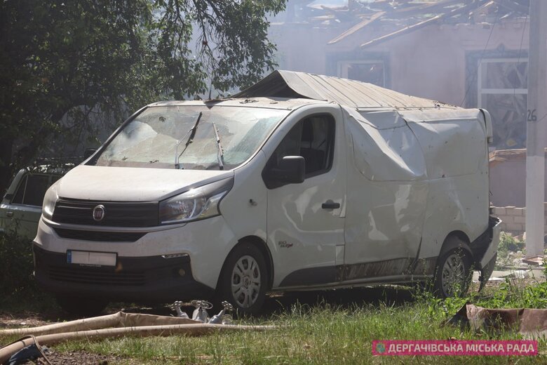 Наслідки удару по Руській Лозовій на Харківщині