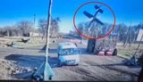дрон Булава за мить до влучання