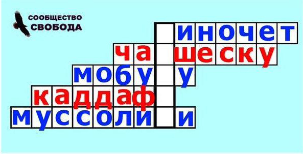 Президентский сканворд