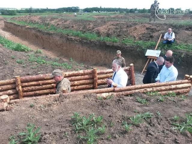 порошенко мариуполь оборона оборонные сооружения фортификации