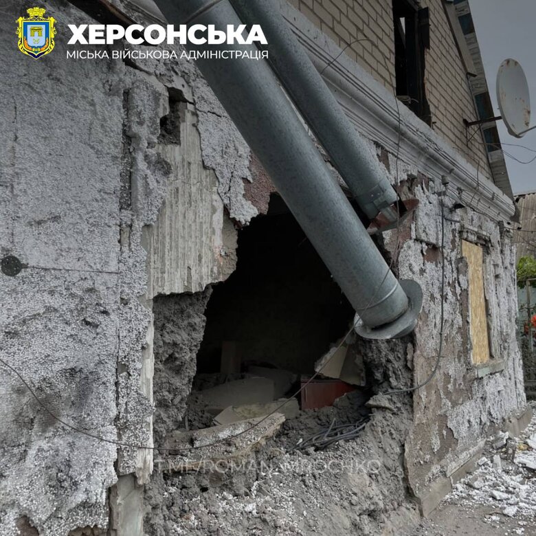 Наслідки обстрілу Херсону 13 червня