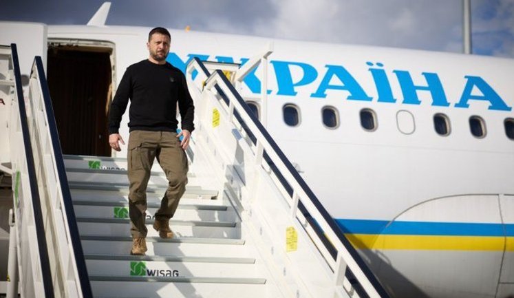 Зеленський прибув із офіційним візитом у Рим