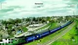 воєнні злочини армії рф. російський дрон атакує пасажирський поїзд