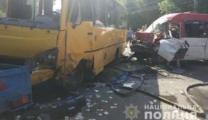 Масштабное ДТП в Боярке: водителю маршрутки сообщили о подозрении