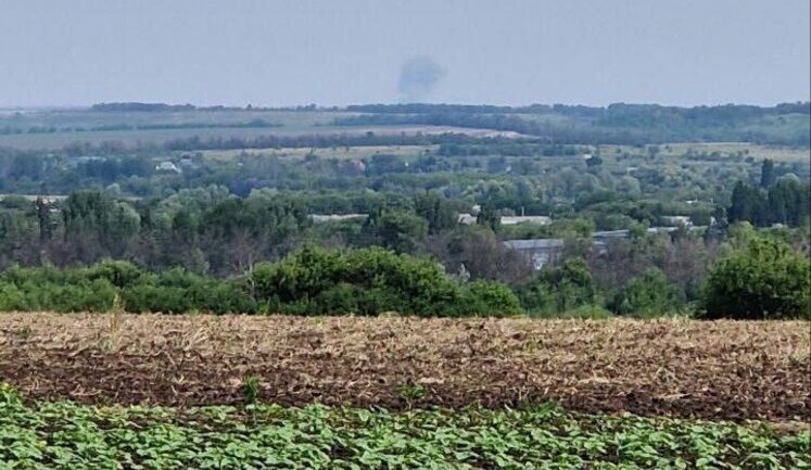 Column of "Wagner" PMC was attacked in Voronezh region. Insurgents reported shooting down helicopter that was targeting them. PHOTO