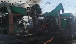 Ворожий БпЛА атакував пасажирський поїзд на Дніпропетровщині. ФОТО