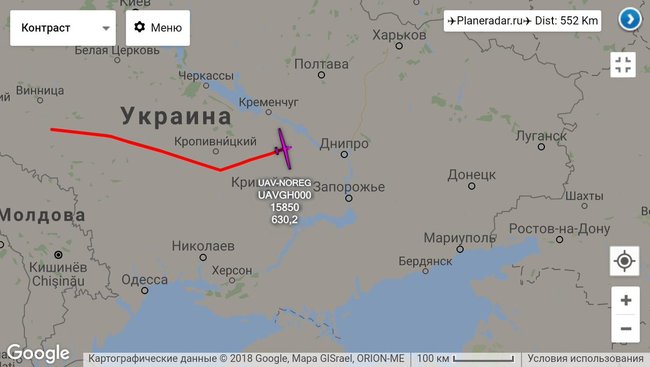 Безпілотник США провів розвідку в небі над Донбасом і Чорним морем 02