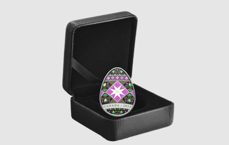 У Канаді випустили монету у формі писанки