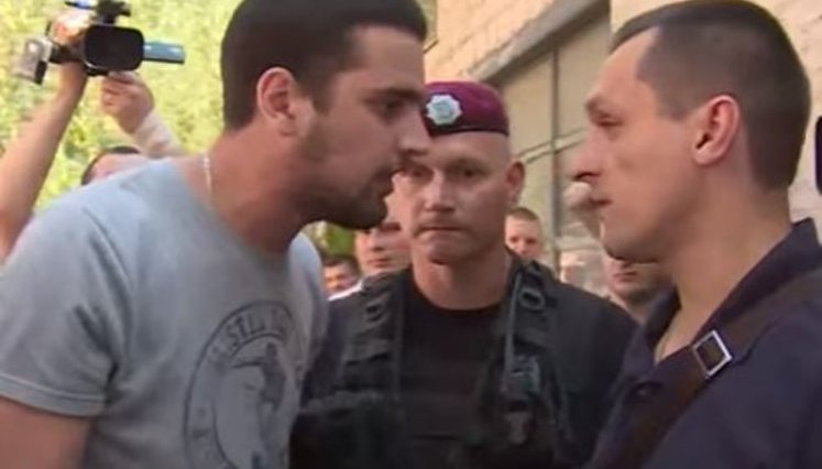 MP Deidei confronts ATO veteran, Donetsk airport defender, Special Anti-Corruption Prosecutor’s Office First Deputy Head Maksym Hryshchuk. VIDEO