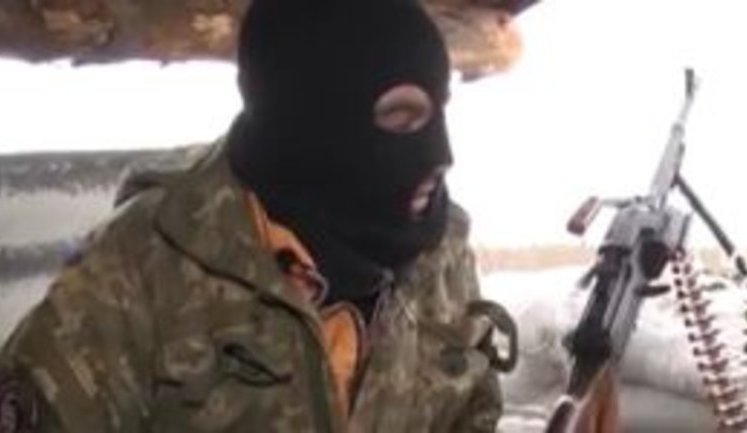 "Ведут боевики себя агрессивно. Атакуют ночью. Но мы их из пулемета кошмарим", - украинские бойцы возле Коминтерново. ВИДЕО
