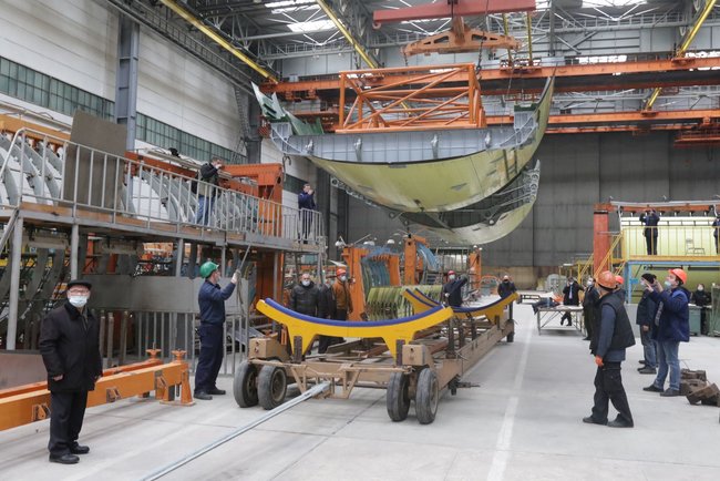Сборка первого нового транспортного самолета Ан-178 для ВСУ проходит по графику, - Таран 01